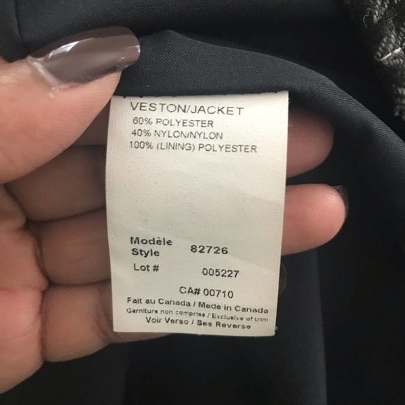 St John Sport Black Quilted Embellished Jacket - Picture 6 of 6